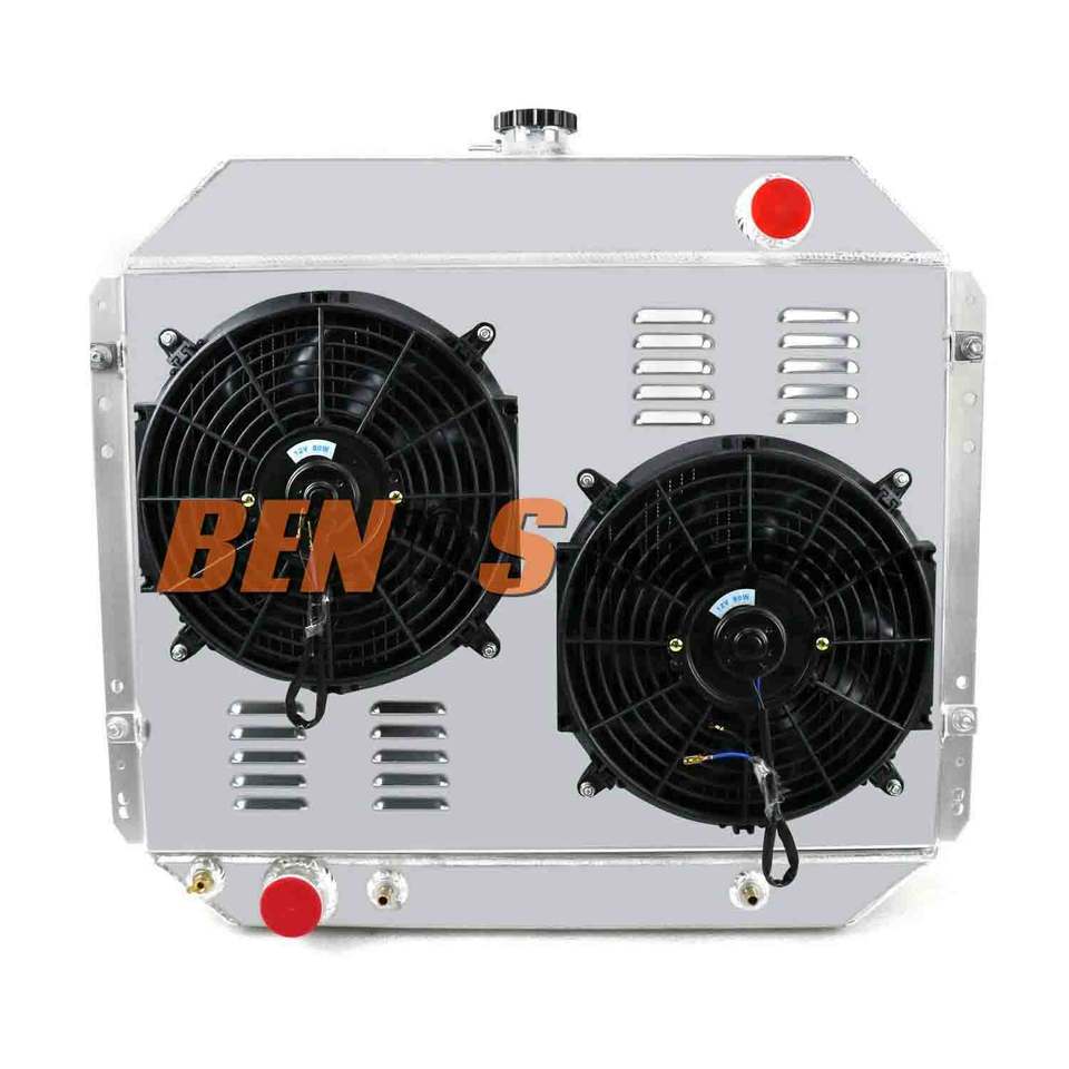 Radiator 4-ROW+Shroud Fan+Relay for 68~79 F-Series/Bronco F100 F150/F250 F350 V8