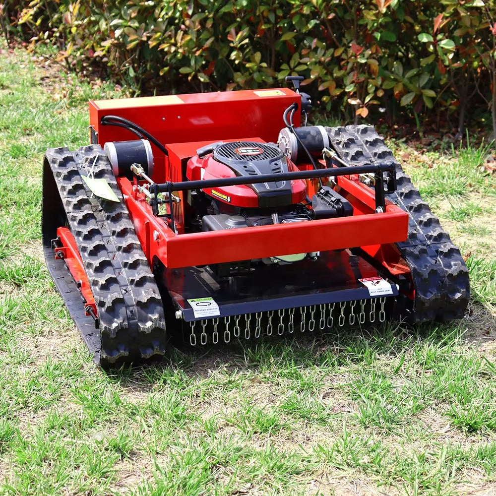 Free Shipping Crawler Remote Control Grass Cutter Blade Lawn Mower