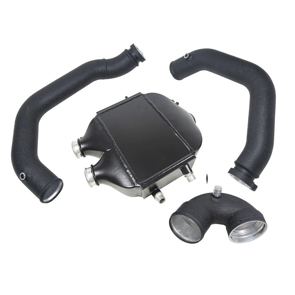 BMW S55 M2 F80 M3 F82 F83 M4 2015-2020 Top Mount Intercooler and Charge Pipe Kit - Aluminium