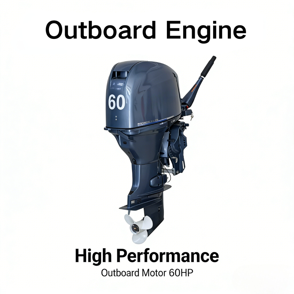 Cost-Effective 60HP 4-Stroke Outboard Engine | Versatile Power for Yachts, Dinghies & Fishing Boats | Reliable Performance