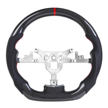 Load image into Gallery viewer, Chevrolet Corvette C6 2007-2013 Carbon Fibre and Perforated Leather D-Shaped Flat-Bottom Steering Wheel