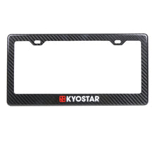 Load image into Gallery viewer, Real Carbon Fibre Black Licence Plate Frame - US Size