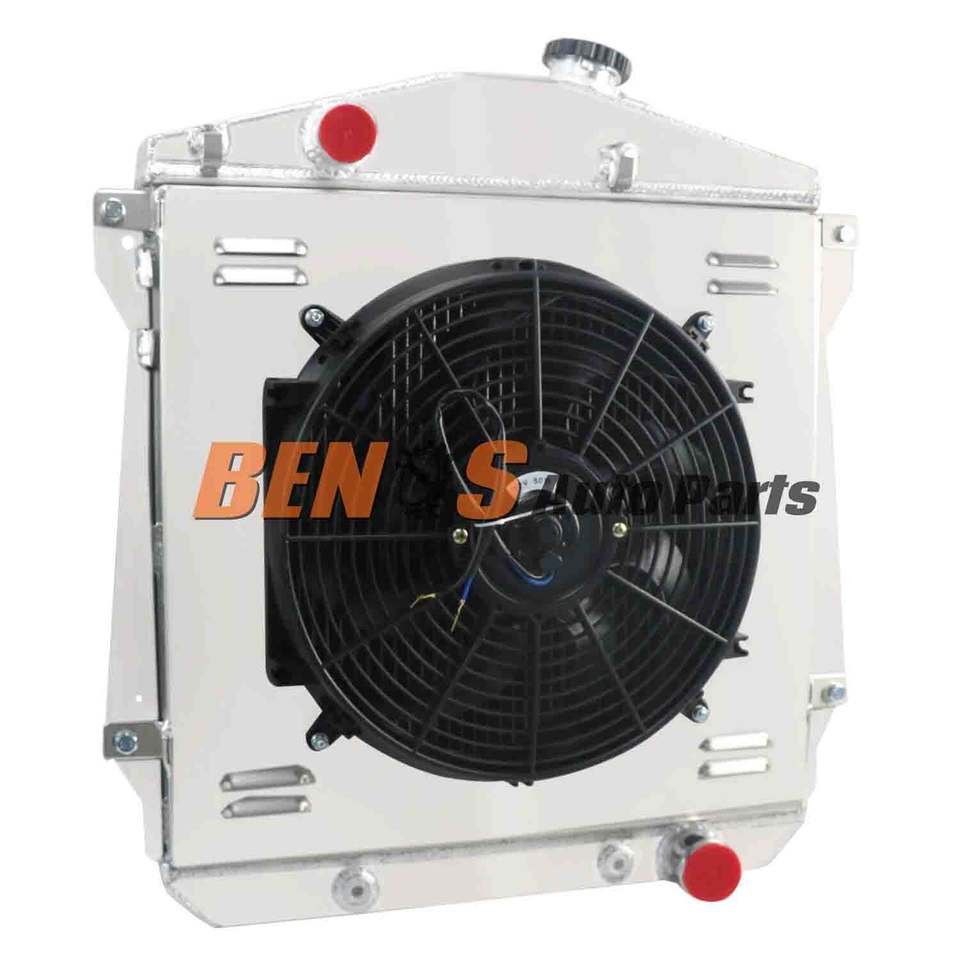 3 Row Radiator Shroud Fan for 1943-48 Chevy Fleetline Fleetmaster V8