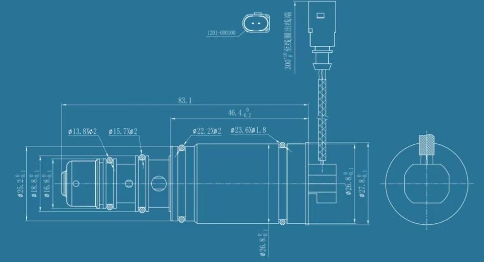 Compressor Control Valve for Denso 6SEU12C, 7SEU17, 7SEU17C, 7SEU16C