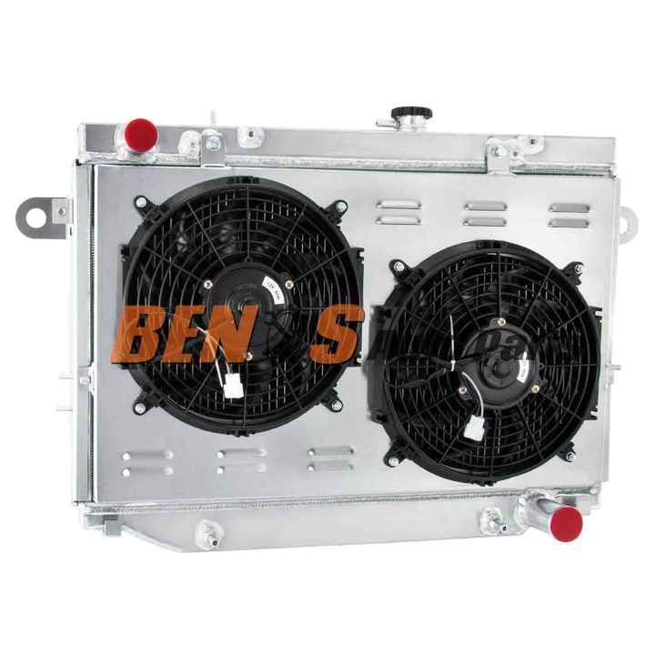 4 Row Radiator Shroud Fan for 1998-2007 2005 Toyota Landcruiser/Lexus LX470 4.7L