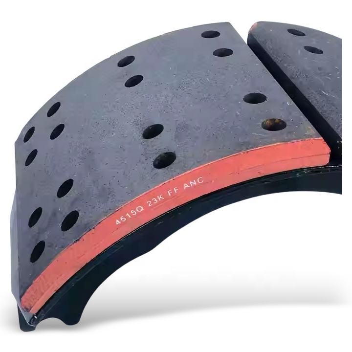 OEM Brake Shoes Heavy Duty Truck Trailer Parts 4707 4515 4515Q 4709 Brake Lining Truck Brake Shoe