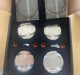 Forged Piston Kit — Honda K24A 87.00mm Bore | 4032 Aluminum, High-Boost/High-RPM (Accord 02–08, CR-V 02–06, Odyssey 03–08)