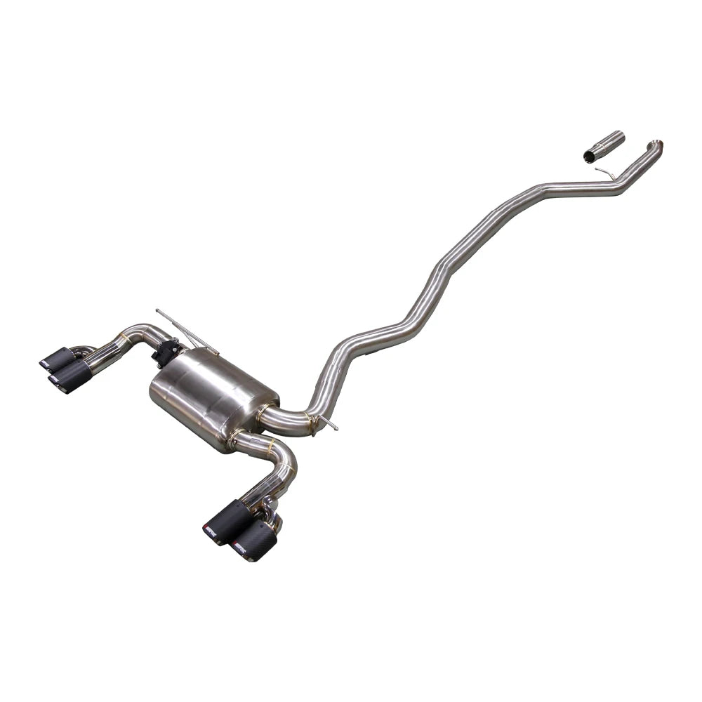 BMW 420i 428i F32 2014-2016 N20 2.0T Stainless Steel 4-Tip Valved Sport Catback Exhaust System
