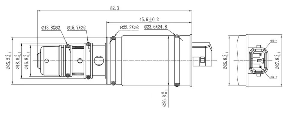 KH-107 Control Valve for Automotive Air Conditioning Compressor