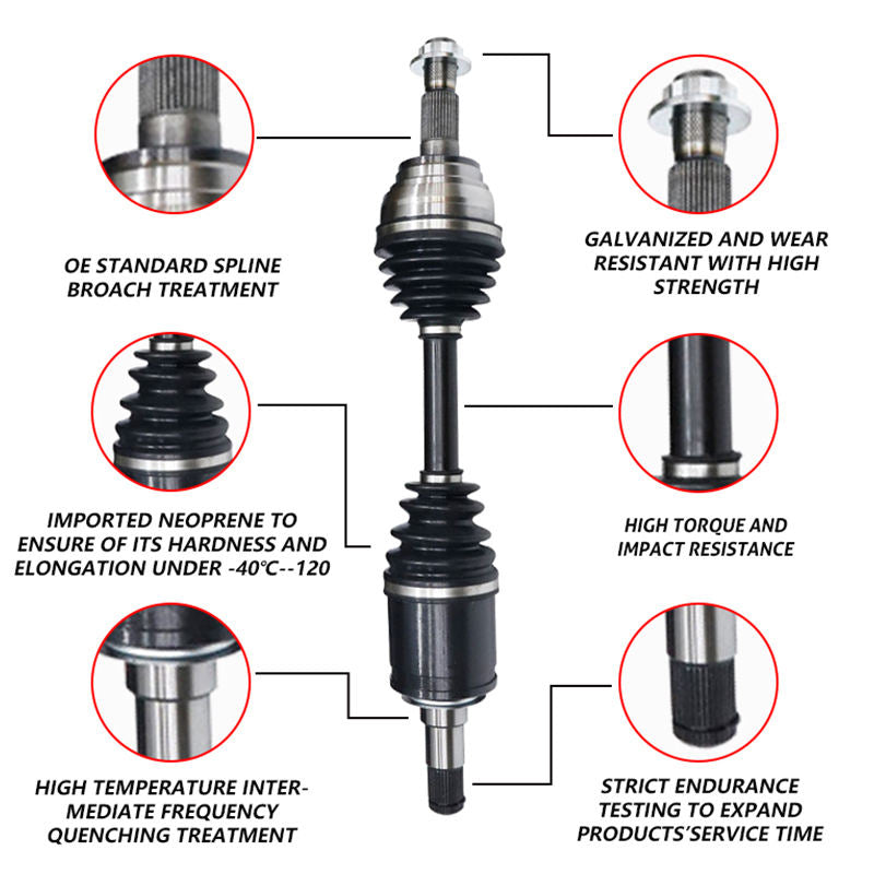 OE 43470-8Z239 43470-8Z238 43470-8Z112 43470-8Z111 Car Transmission Front Axle CV Joint Drive Shaft for Toyota CAMRY ACV51 1AZ