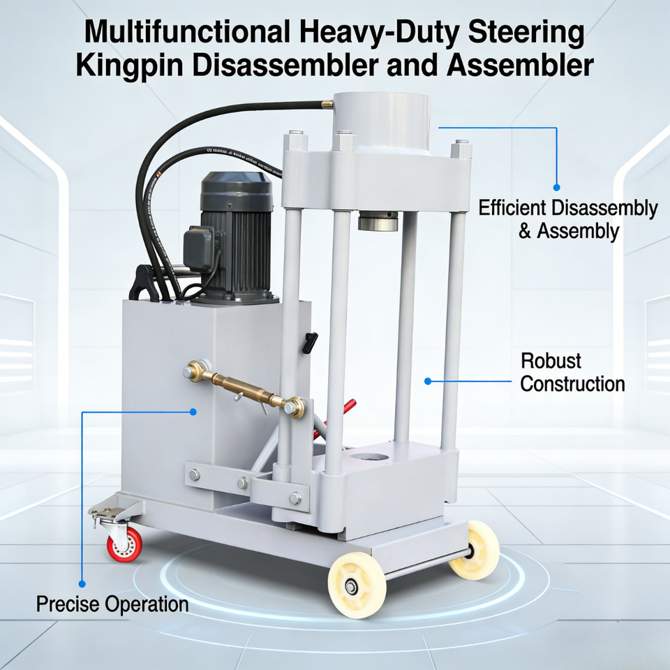 Heavy Duty Steering Knuckle Press, Multi-Functional for Truck & Bus Repair, Save Time & Labor