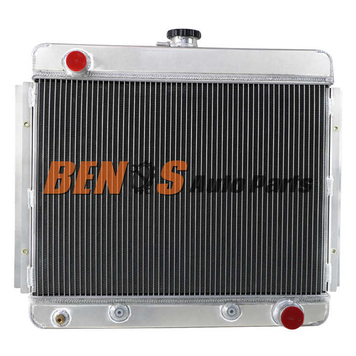 BENOS 4 Row Aluminum Radiator for Chevrolet Chevy II Base Nove SS V8 1962-1967 66