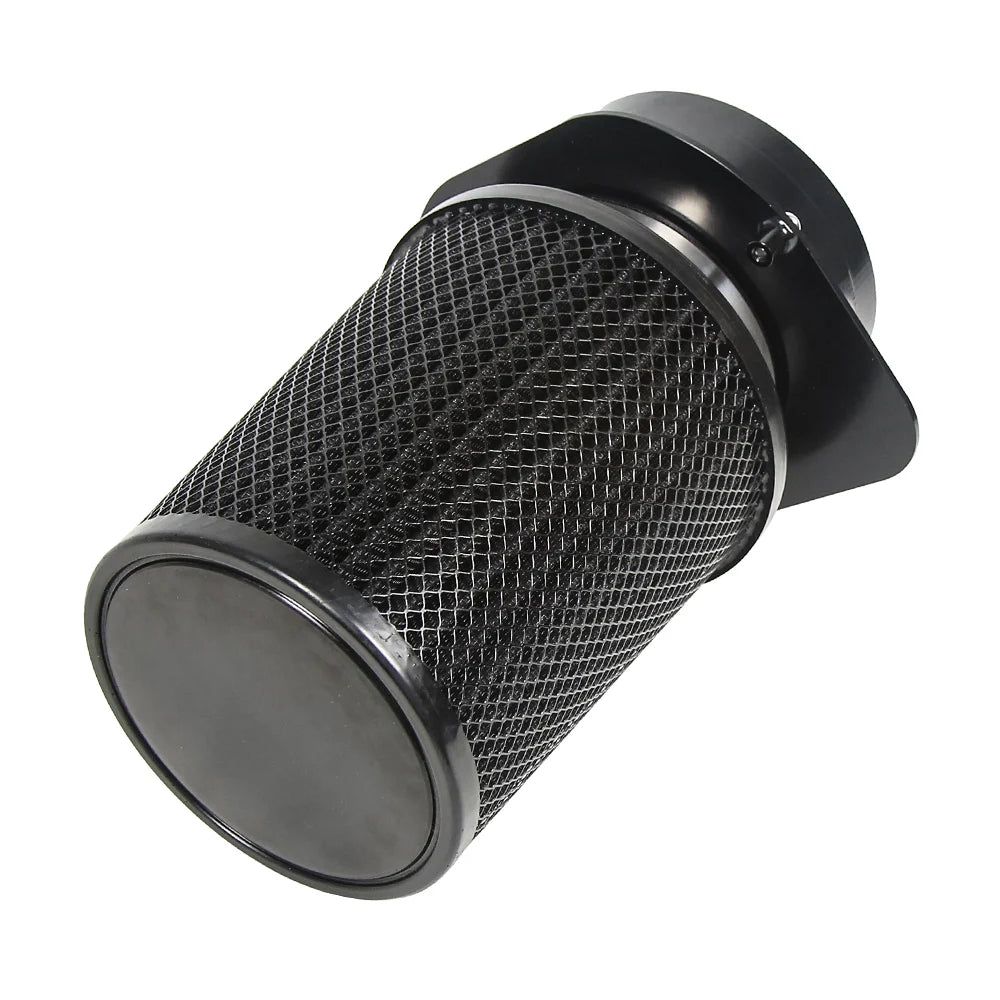 Mercedes-AMG A45 CLA45 GLA45 M133 CNC Aluminium Intake Adapter with 4 Inch Air Filter - Black