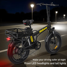 Load image into Gallery viewer, Cargo Electric Bike Hidoes F3 Pro 20 Inch Fat Tyre Cargo eBike with 26Ah Long Range Battery, Heavy Load Rear Basket &amp; Hydraulic Disc Brakes