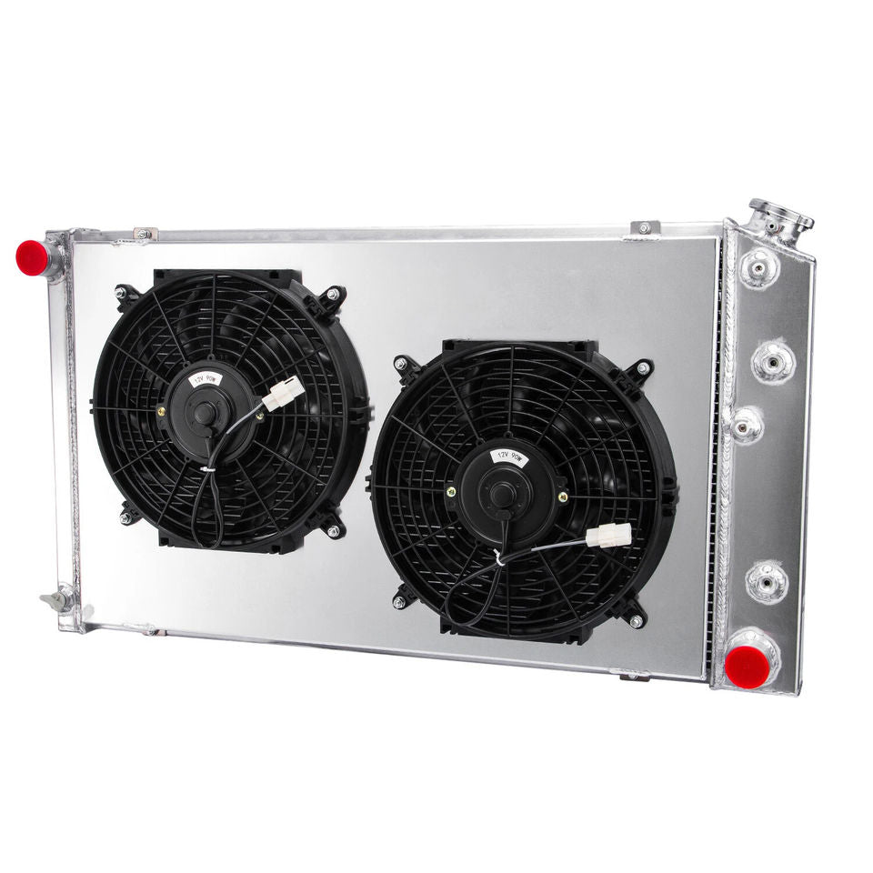 BENOS AUTO PARTS Fit 1978-87 Chevy Monte Carlo SS Olds Cutlass G-body 3Row Radiator W/Shroud Fan