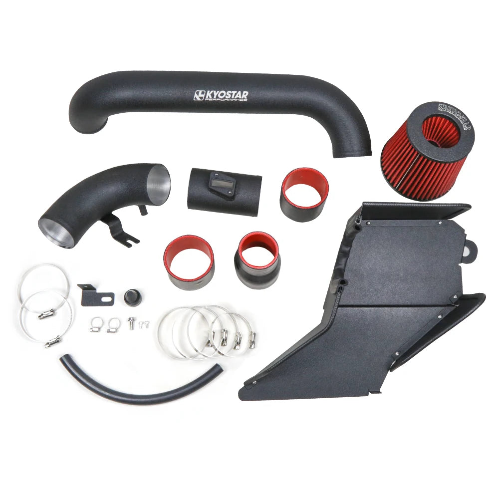 VW Golf GTI / R Mk6 / Jetta 2.0 TSI 3 inch Black Powder-Coated Aluminium Cold Air Intake
