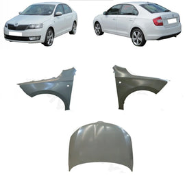 Skoda Fabia Mk2 2007–2014 Front Fender Left