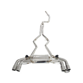 BMW M340i G20 / M440i G22 2019-2024 B58 3.0T Mirror Polished 1.5 mm Stainless Steel Valved Catback Exhaust
