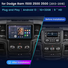 Load image into Gallery viewer, Junsun Carplay Android Auto Car Radio for Dodge RAM 1500 2500 3500 2013-2019 US Stock Car DVD Player Car Radio Head Unit Stereo
