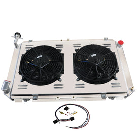 BENOS AUTO PARTS 87-97 4 Rows Radiator SHROUD FANS RELAY for Nissan Patrol GQ Y60 4.2L TD42 diesel