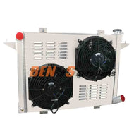 4 Row Aluminum Radiator Shroud Fan for Dodge D/W D250 D350 5.9L Diesel 1991-1993