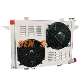 4 Row Aluminum Radiator Shroud Fan for Dodge D/W D250 D350 5.9L Diesel 1991-1993