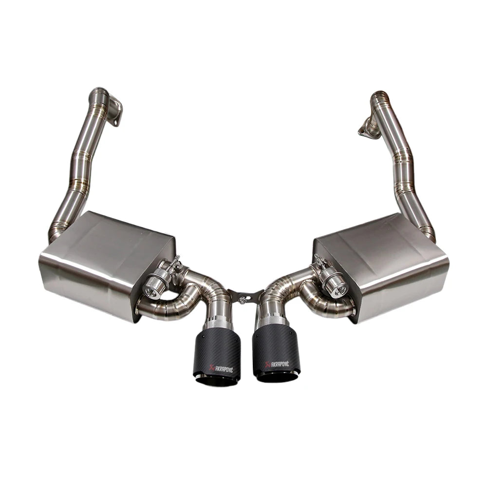 Porsche Cayman / Cayman S 981 2013-2016 2.7L 3.4L Titanium Catback Exhaust System with Heat Shield