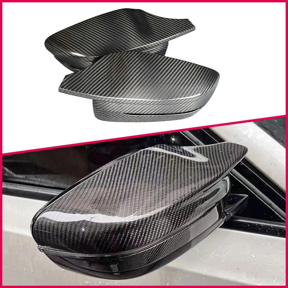 BMW 3 Series 4 Series 5 Series 7 Series 8 Series Carbon Fibre Replacement Mirror Caps