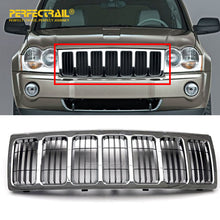Load image into Gallery viewer, PERFECTRAIL 55157458AB 55157458AE Factory Auto Car Body Parts Chrome Front Grille for Jeep Grand Cherokee III SUV 2005-2010