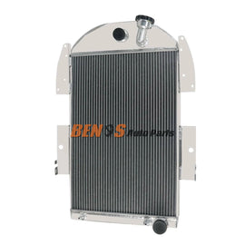 4 Row Aluminum Radiator for Chevy Truck A-Body 3.4L 1935-1936