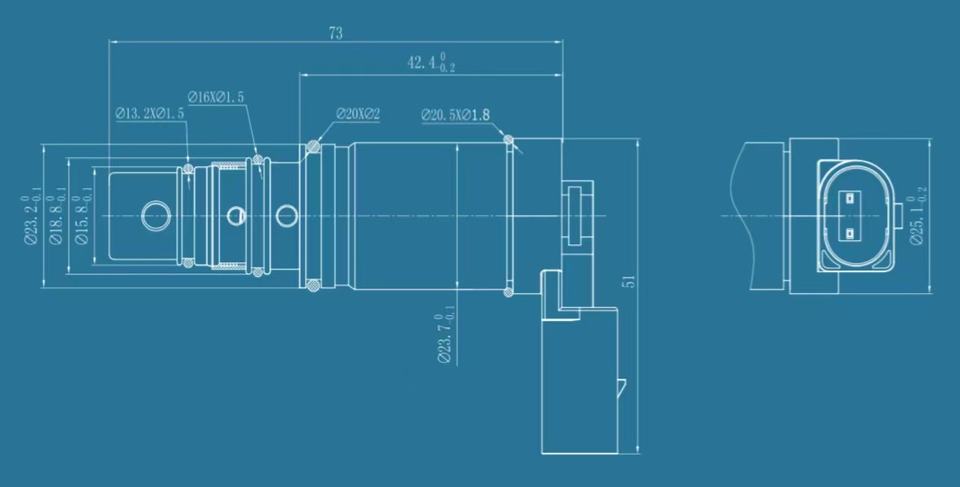 Control Valve for Automotive Air Conditioning Compressor OE 2781KH120
