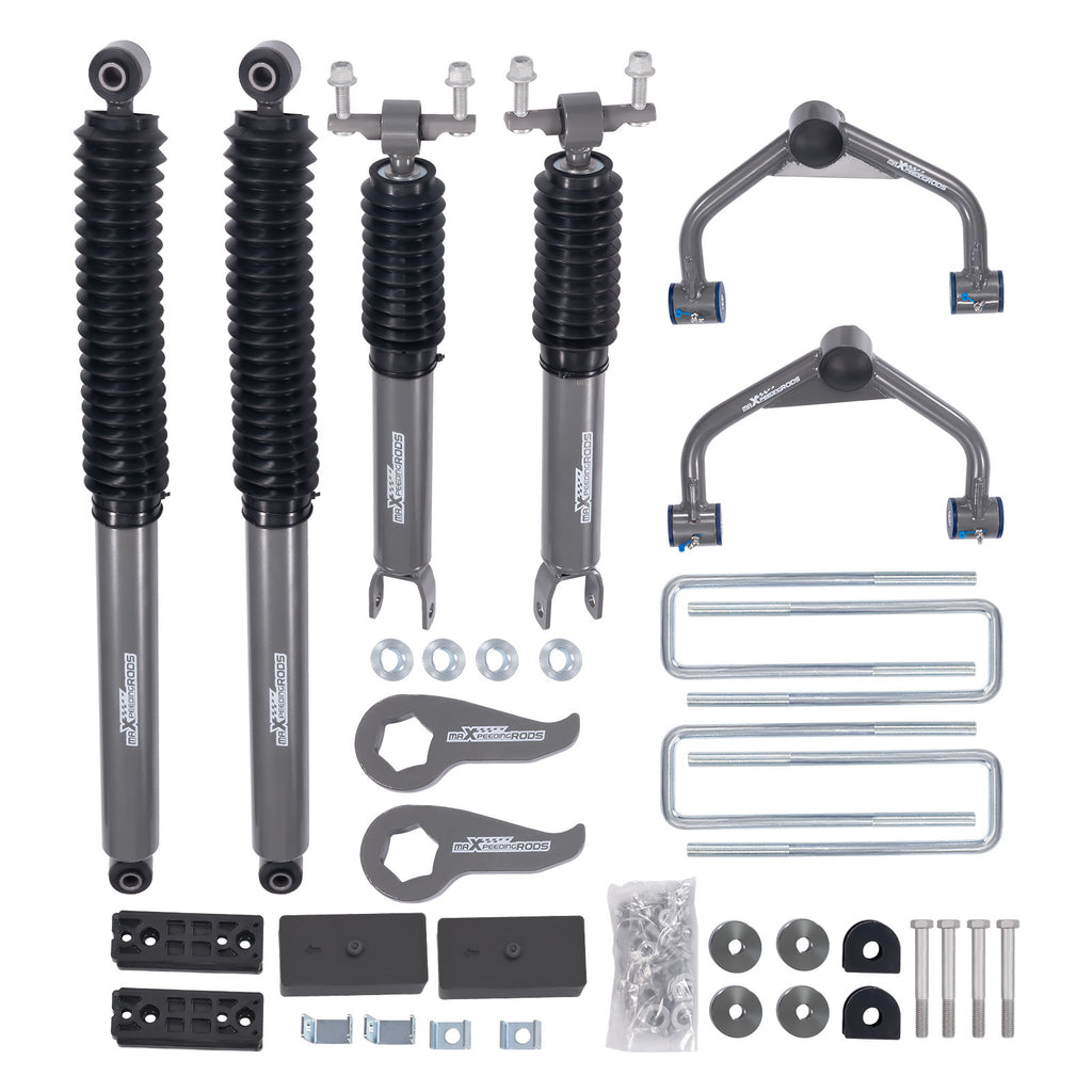 MaXpeedingrods 3 inch front suspension lift kit Silverado Sierra 2500HD