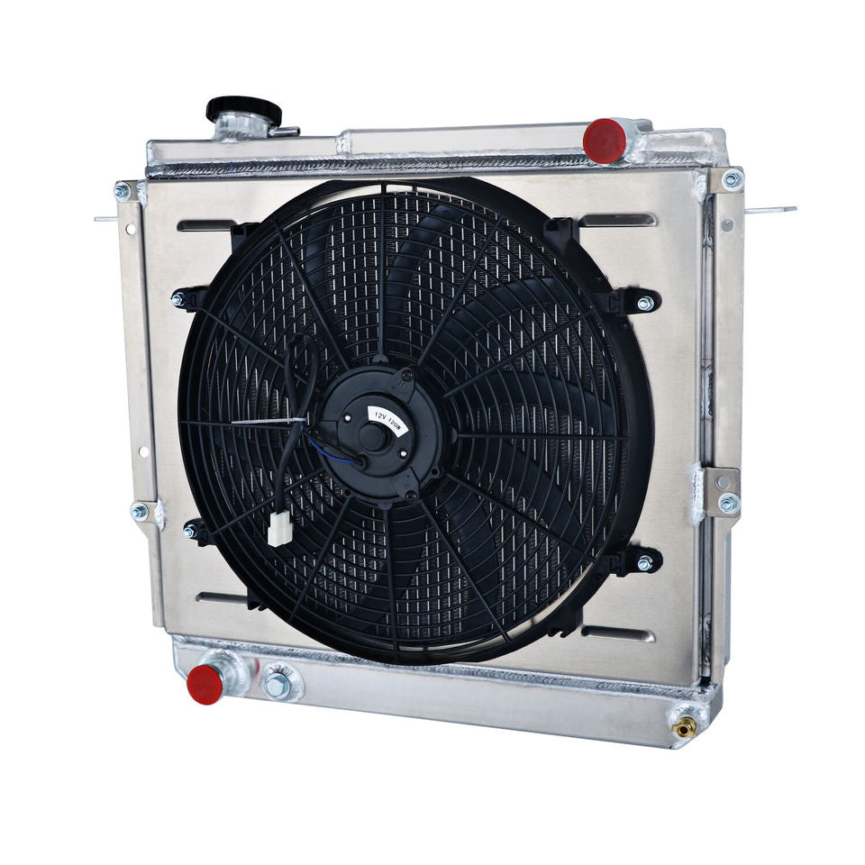 4 Row Radiator Shroud Fan for 1984-1994 Jeep Wagoneer Cherokee Comanche 2.5L L4