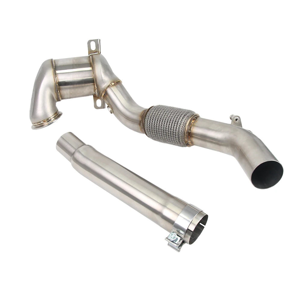 VW Golf GTI MK7 MK7.5 / Audi A3 8V / Jetta GLI EA888.3 1.8T 2.0T 4 inch Catless Cast Downpipe with Hardware