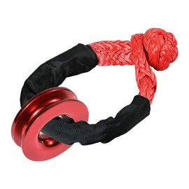 Aluminium Recovery Snatch Ring 41,000 lb for 3/8 and 1/2 inch Rope with Soft Shackle