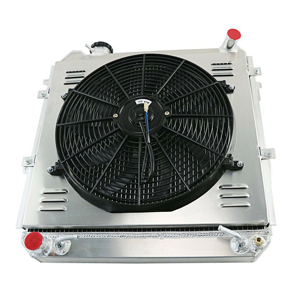 4 Row Radiator+Shroud Fan for Toyota Pickup DLX/4 Runner SR5 V6 3.0L 1988-1995