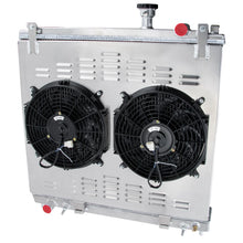 Load image into Gallery viewer, 4 Row Aluminum Radiator Shroud Fan for Nissan QX56 Titan Infiniti Armada