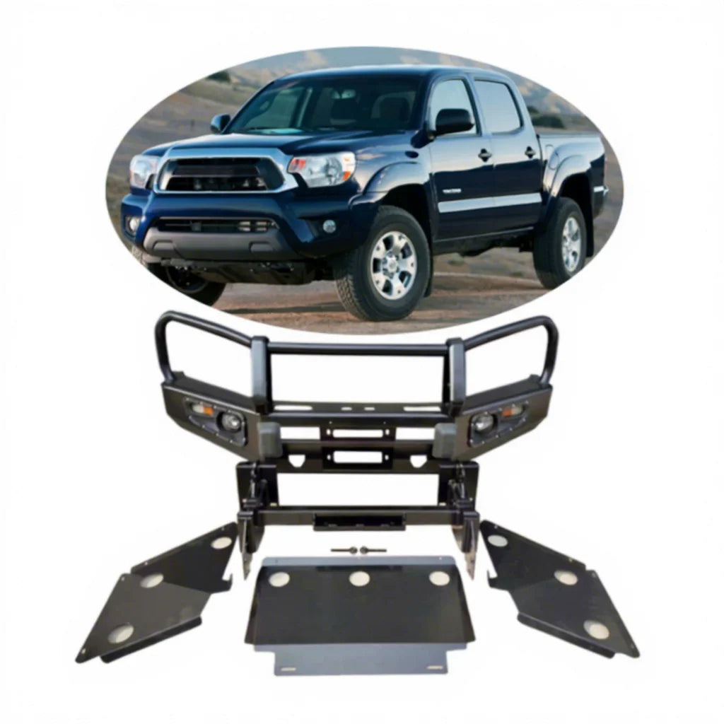 Front Rear Steel Car Bumper for Tacoma 2015-2020 Car Bull Bar Car Bumpers