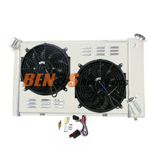 Load image into Gallery viewer, 3 Row Aluminum Radiator Shroud Fan Relay for Chevy Corvette 1969-72
