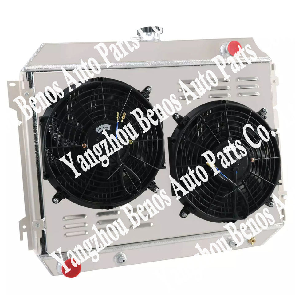 4 Row Radiator for Ford Mustang Cougar Fairlane Falcon Ranchero 3.3L at 1967-1970