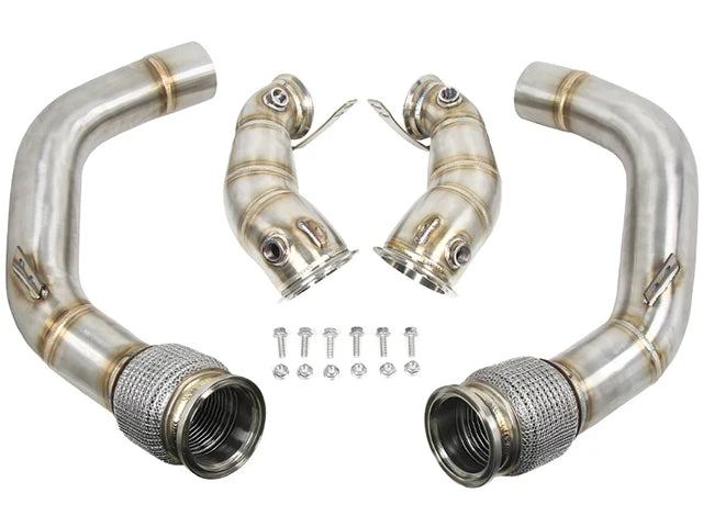 BMW M5 F90 / M8 F92 2019+ 304 Stainless Steel Racing Downpipes