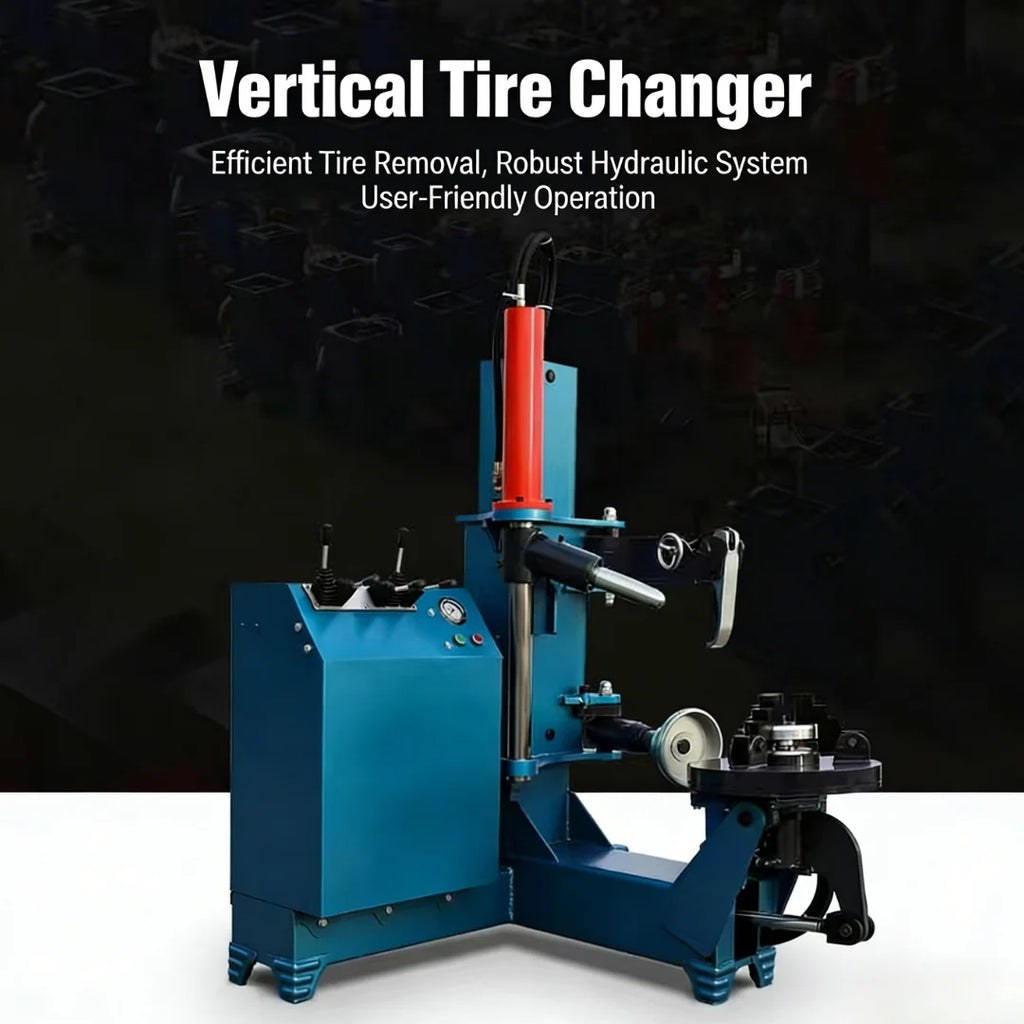 Heavy Duty Vertical Tire Changer, Hydraulic Chuck, Easy Operation, High Efficiency for Garage & Tire Shop Use