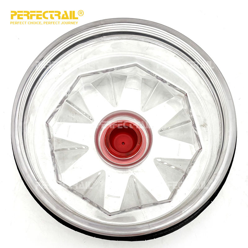 PERFECTRAIL 340-4975 Wholesale Heavy Duty Truck Parts Screw-On Clear Wheel Hub Center Cap for American Truck Trailer