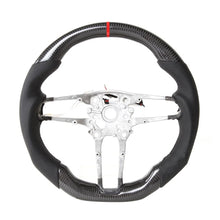 Load image into Gallery viewer, Porsche Macan / Cayenne / 911 / 718 2015-2021 Carbon Fibre and Leather Sports Steering Wheel