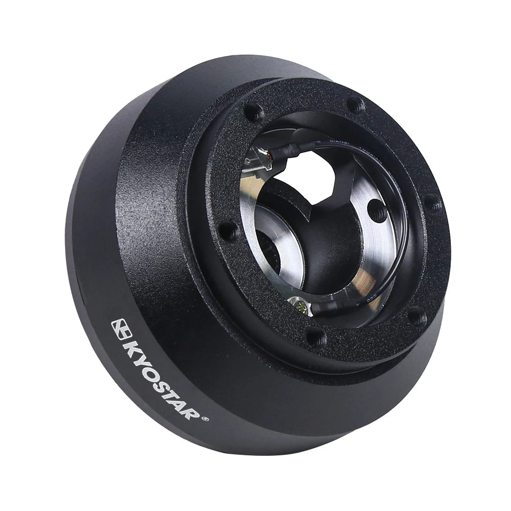 Honda Accord / Civic 2008-2014 Black Aluminium Steering Wheel Short Hub Adapter Boss Kit, 6-Hole