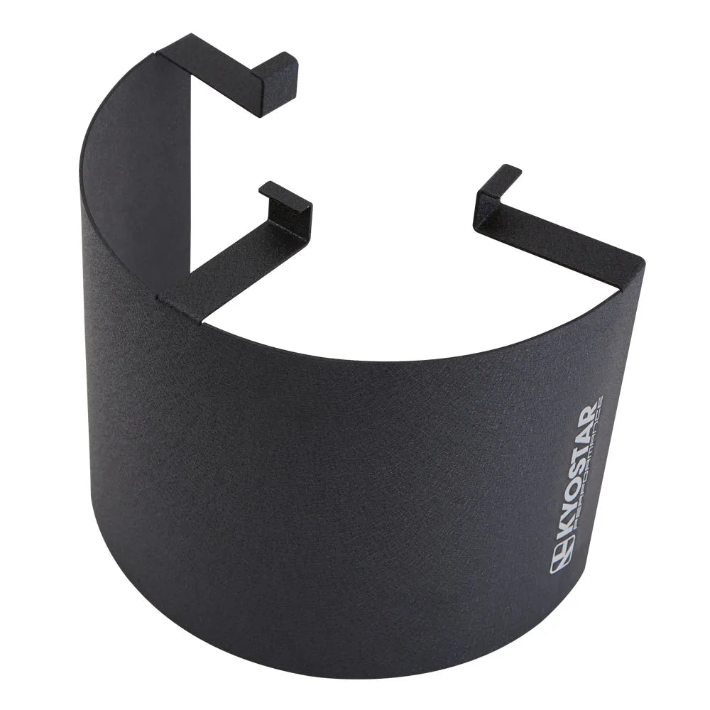 Universal Steel Cone Air Filter Heat Shield Cover for 2.5 to 5 Inch Filters - Black