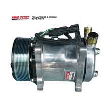 Load image into Gallery viewer, KINGSTEEL OE SD7H15 SD709 Auto Parts Electric With Pulley 8PK 119MM Car 24V Air Conditioning Compressor AC for Volvo VNL 2006-