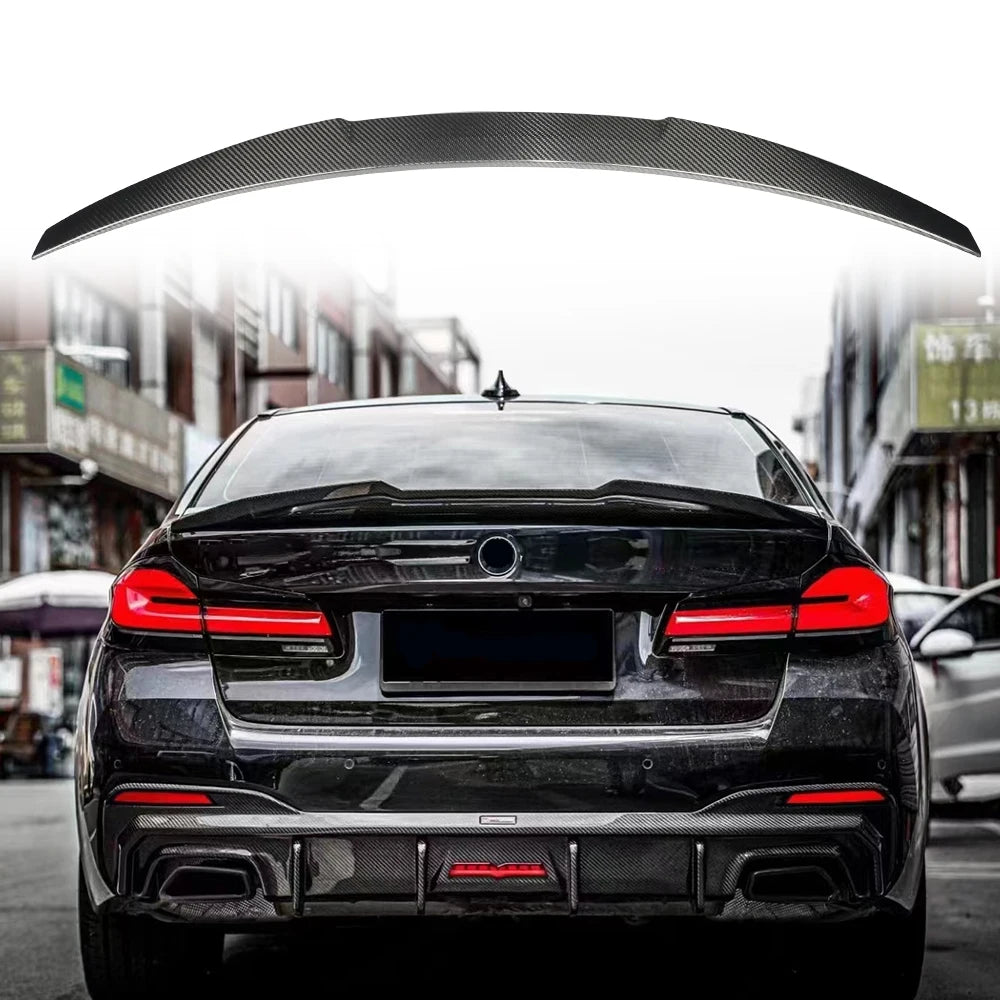 BMW 5 Series G30 / G38 2017-2021 M4-Style Carbon Fibre Rear Spoiler