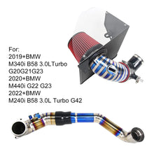 Load image into Gallery viewer, BMW M240i M340i M440i 2016-2025 / Toyota Supra 2019-2025 3.0T Titanium Charge Pipe and Intake Pipe Kit