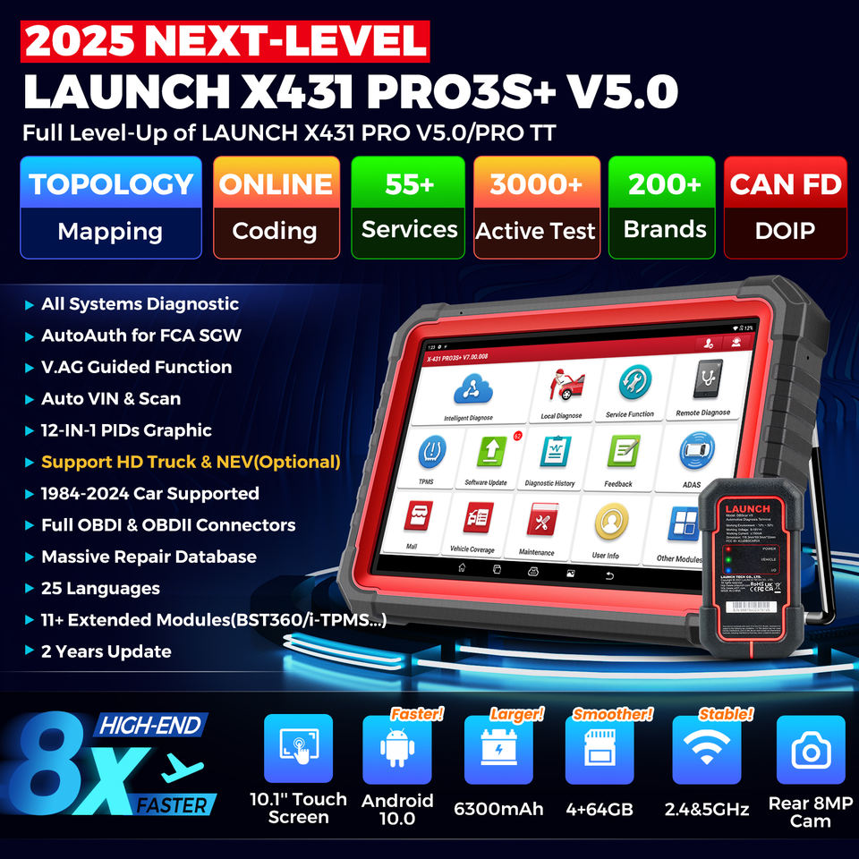 Launch X431 PRO3S+ - view 2